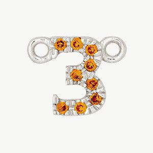 White Gold, Orange Sapphire Number - Image 16