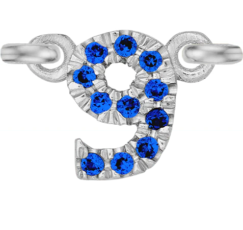 White Gold, Blue Sapphire Number - Image 12